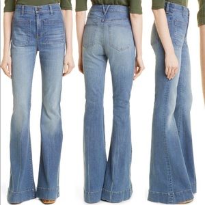 Veronica Beard Sheridan Bell Bottom Jeans, Keystone size 29